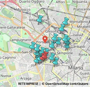 Mappa Via Alcuino, 20149 Milano MI, Italia (1.5455)