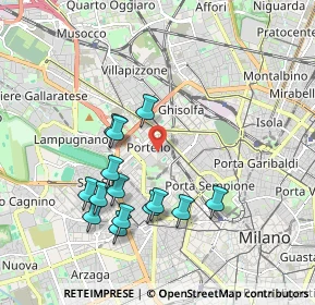 Mappa Via Alcuino, 20149 Milano MI, Italia (1.855)