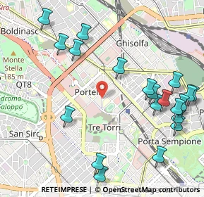 Mappa Via Alcuino, 20149 Milano MI, Italia (1.2765)