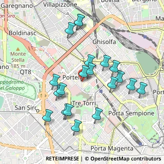 Mappa Via Alcuino, 20149 Milano MI, Italia (0.951)