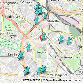 Mappa Via Alcuino, 20149 Milano MI, Italia (1.4045)