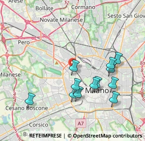 Mappa Via Alcuino, 20149 Milano MI, Italia (3.78667)