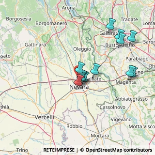 Mappa Via Diotti Fratelli Giovanni e Natale, 28100 Novara NO, Italia (13.75583)