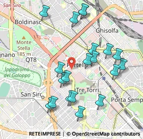 Mappa Via Nicodemo Tranchedini, 20149 Milano MI, Italia (1.02)