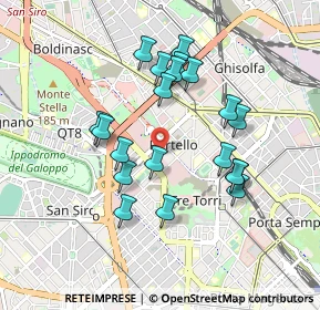 Mappa Via Nicodemo Tranchedini, 20149 Milano MI, Italia (0.827)