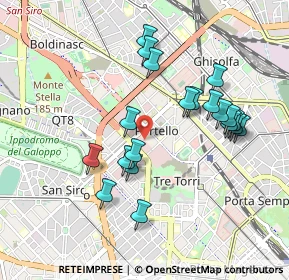 Mappa Via Nicodemo Tranchedini, 20149 Milano MI, Italia (0.8935)