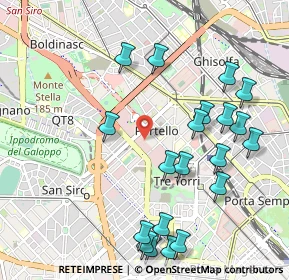 Mappa Via Nicodemo Tranchedini, 20149 Milano MI, Italia (1.1625)