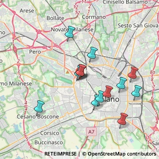 Mappa Via Nicodemo Tranchedini, 20149 Milano MI, Italia (3.62154)