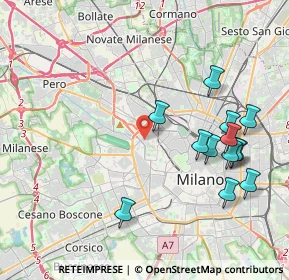 Mappa Via Nicodemo Tranchedini, 20149 Milano MI, Italia (4.35692)