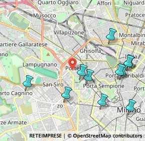 Mappa Via Nicodemo Tranchedini, 20149 Milano MI, Italia (2.34545)