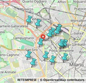 Mappa Via Nicodemo Tranchedini, 20149 Milano MI, Italia (1.64625)