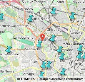Mappa Via Nicodemo Tranchedini, 20149 Milano MI, Italia (2.85125)