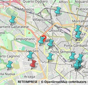 Mappa Via Nicodemo Tranchedini, 20149 Milano MI, Italia (2.73733)
