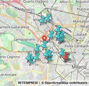 Mappa Via Nicodemo Tranchedini, 20149 Milano MI, Italia (1.57211)
