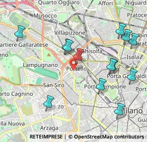 Mappa Via Nicodemo Tranchedini, 20149 Milano MI, Italia (2.25692)