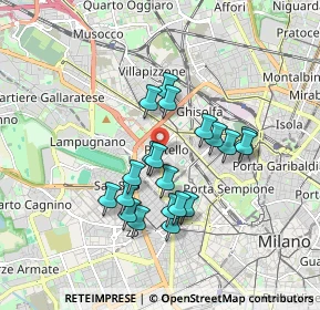 Mappa Via Nicodemo Tranchedini, 20149 Milano MI, Italia (1.473)