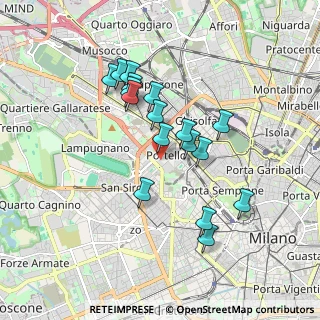 Mappa Via Nicodemo Tranchedini, 20149 Milano MI, Italia (1.57471)