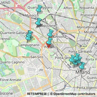 Mappa Via Nicodemo Tranchedini, 20149 Milano MI, Italia (2.19077)