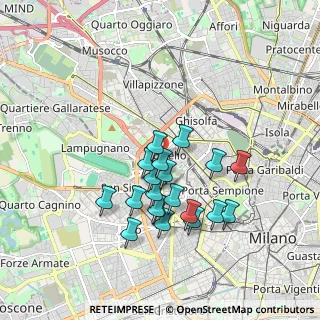 Mappa Via Nicodemo Tranchedini, 20149 Milano MI, Italia (1.5695)