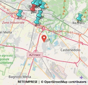 Mappa Via IV Novembre, 25010 Borgosatollo BS, Italia (5.61667)
