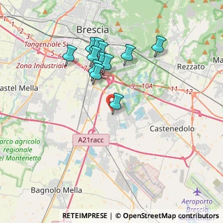 Mappa Via IV Novembre, 25010 Borgosatollo BS, Italia (3.455)