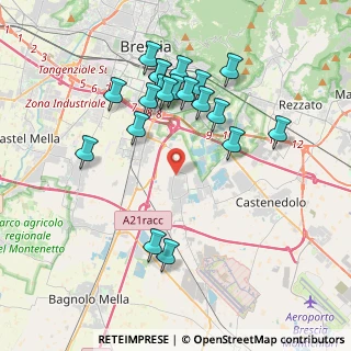 Mappa Via IV Novembre, 25010 Borgosatollo BS, Italia (3.818)