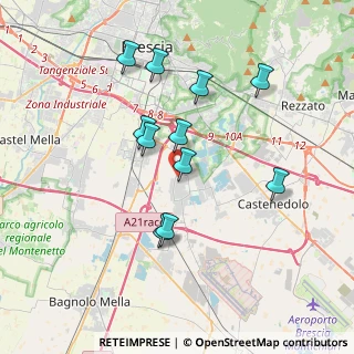 Mappa Via IV Novembre, 25010 Borgosatollo BS, Italia (3.33727)
