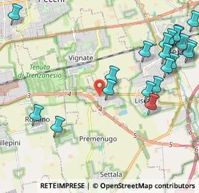 Mappa Via Buozzi, 20062 Liscate MI, Italia (2.724)