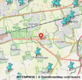 Mappa Via Buozzi, 20062 Liscate MI, Italia (3.782)