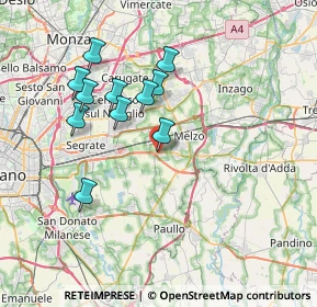 Mappa Via Buozzi, 20062 Liscate MI, Italia (6.73545)