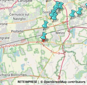 Mappa Via Buozzi, 20062 Liscate MI, Italia (5.27455)