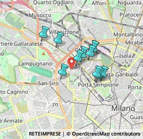 Mappa Via Bartolomeo Colleoni, 20149 Milano MI, Italia (1.24182)