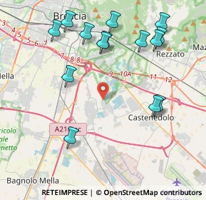 Mappa Via Carlo, 25010 Borgosatollo BS, Italia (4.63286)