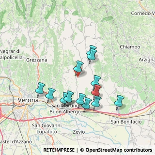 Mappa Via Casale Farinati, 37030 Mezzane di Sotto VR, Italia (6.70357)