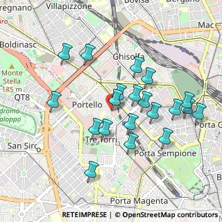 Mappa Via Arona, 20149 Milano MI, Italia (0.9055)