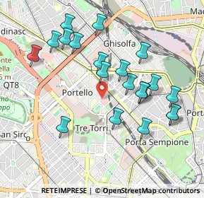 Mappa Via Arona, 20149 Milano MI, Italia (0.9695)