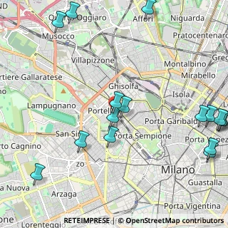 Mappa Via Arona, 20149 Milano MI, Italia (2.8775)