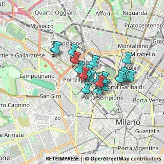Mappa Via Arona, 20149 Milano MI, Italia (1.2275)