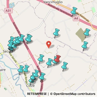 Mappa Via Ghizzole, 36023 Longare VI, Italia (1.4)