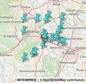 Mappa Via Ghizzole, 36023 Longare VI, Italia (11.57368)