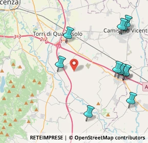 Mappa Via Ghizzole, 36023 Longare VI, Italia (5.05727)