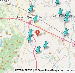 Mappa Via Ghizzole, 36023 Longare VI, Italia (4.61455)