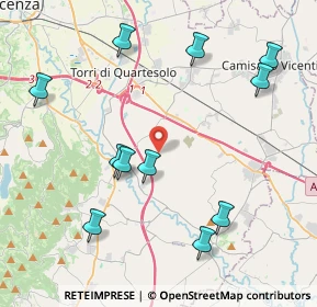 Mappa Via Ghizzole, 36023 Longare VI, Italia (4.59636)