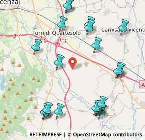 Mappa Via Ghizzole, 36023 Longare VI, Italia (5.089)