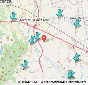 Mappa Via Ghizzole, 36023 Longare VI, Italia (6.10727)