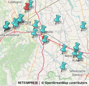 Mappa Via Ghizzole, 36023 Longare VI, Italia (10.215)