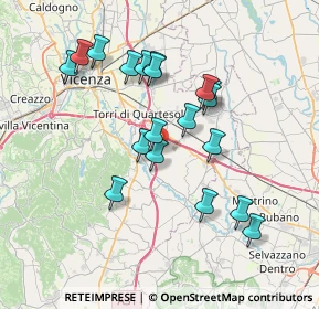 Mappa Via Ghizzole, 36023 Longare VI, Italia (6.79842)