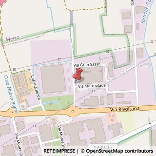 Mappa Via Gran Sasso, 5, 20060 Truccazzano, Milano (Lombardia)