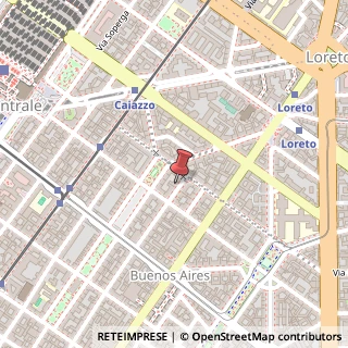 Mappa Via Alessandro Tadino, 57, 20124 Milano, Milano (Lombardia)