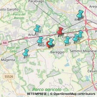 Mappa Via Martiri della Libertà, 20018 Sedriano MI, Italia (3.59917)